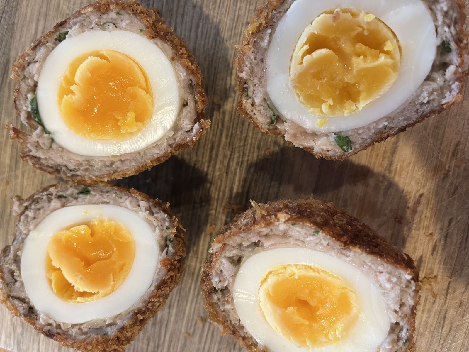 Wild Garlic Scotch Egg